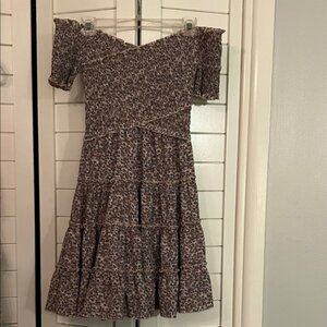 Floral Off-Shoulder Dress